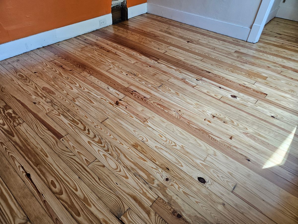 Refinish Old Hardwood for AVance Flooring in Bridgman, MI
