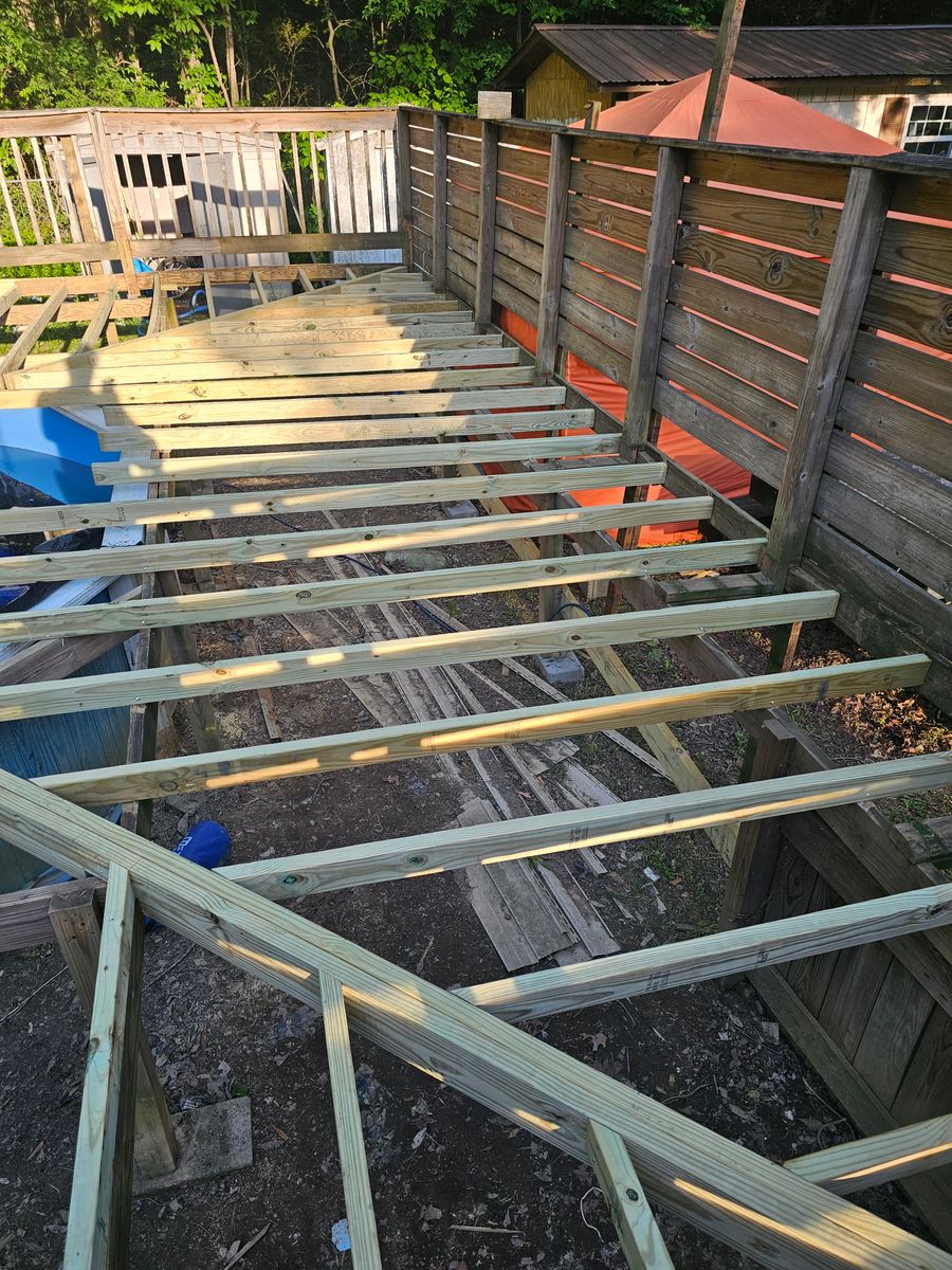 Decking for A&D Home Improvements in Cleveland, TN
