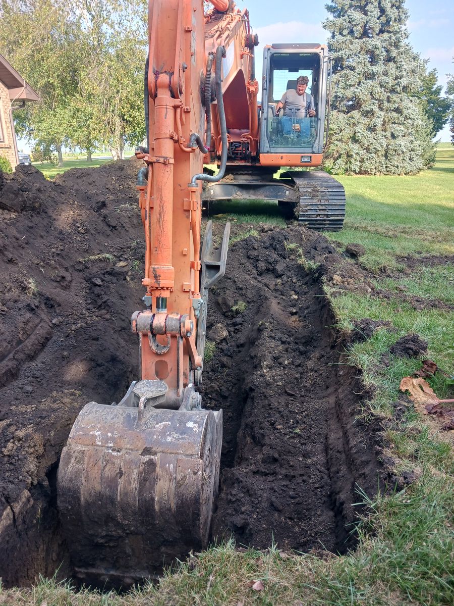 Dozing and Excavating for GBA Earthmoving in Keota, IA