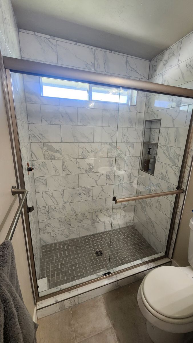 Bathroom remodel for Flawless Tile Company in Boise, ID