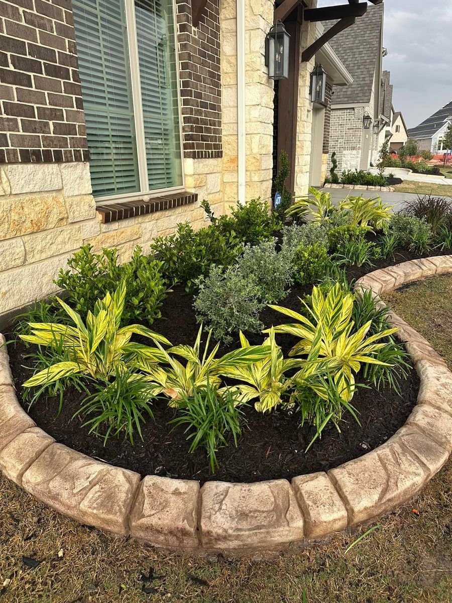 Landscaping for Texas Curb N Borders in Houston, TX