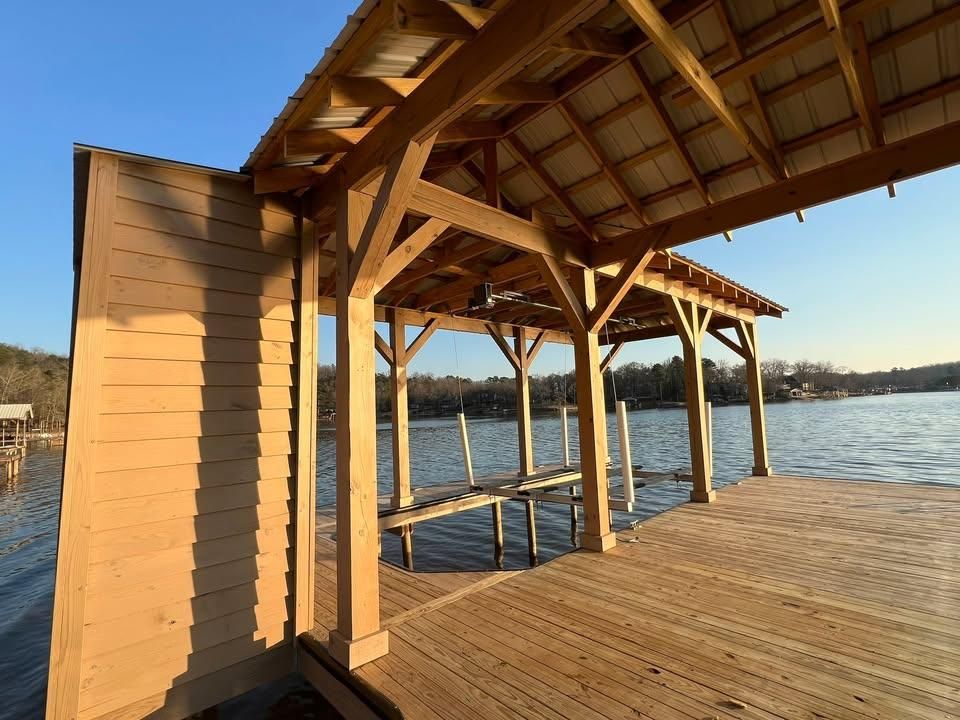 Deck & Dock Staining for Greenwood Lawn & Landscaping LLC in Talladega, Alabama