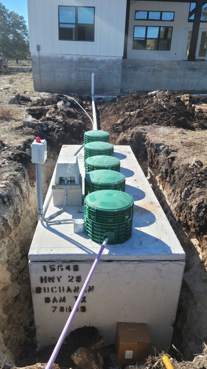 Septic System Installation for Hartcraft Septic Systems LLC in Fredericksburg,  TX