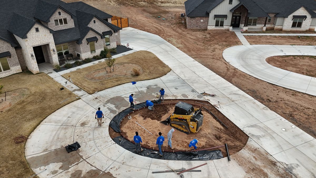 Custom Pool Construction for Cole Landscaping & Pools, LLC in Amarillo, TX
