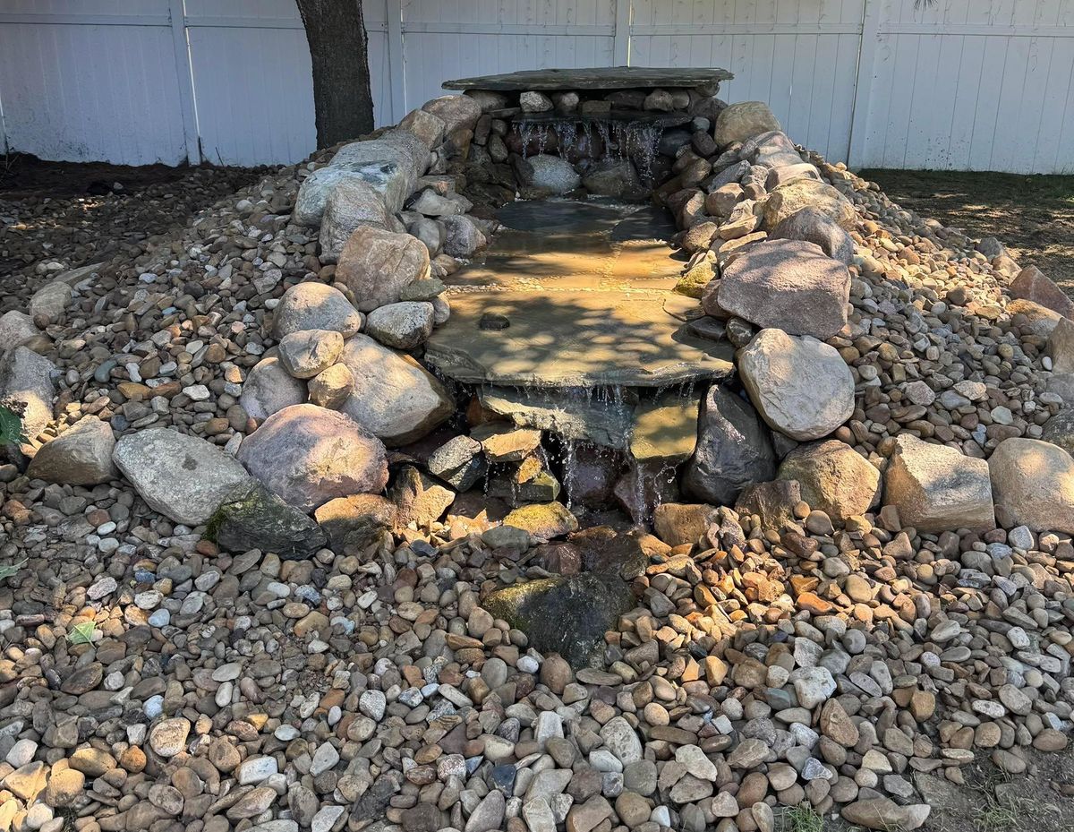 Water feature for A & A Lawn Care and Outdoor Services in Fairview, PA