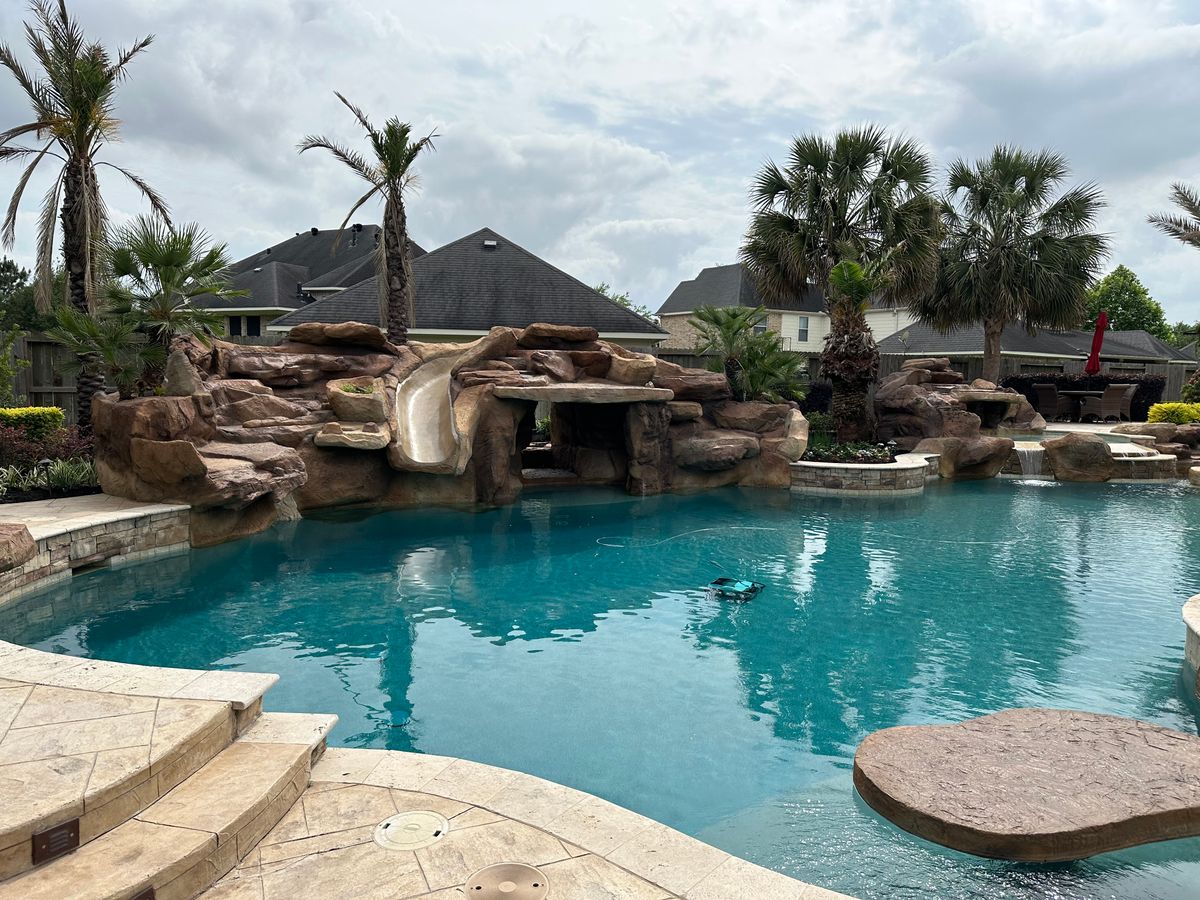 Pool Remodels for Texas Curb N Borders in Houston, TX