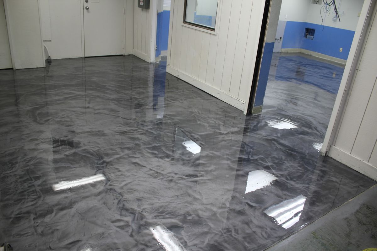 Epoxy Floor for AJ's Pressure Cleaning & Painting in Pembroke Pines, FL