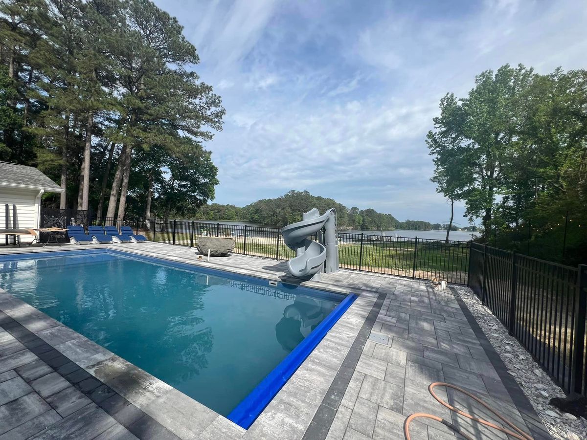 Custom Pool Construction for James River Pools and Spa in Powhatan, VA