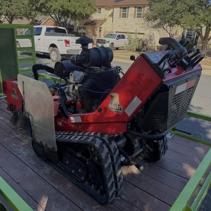 Tree Stump Grinding for Oakley’s Stump ‘N Grind in Leander, TX