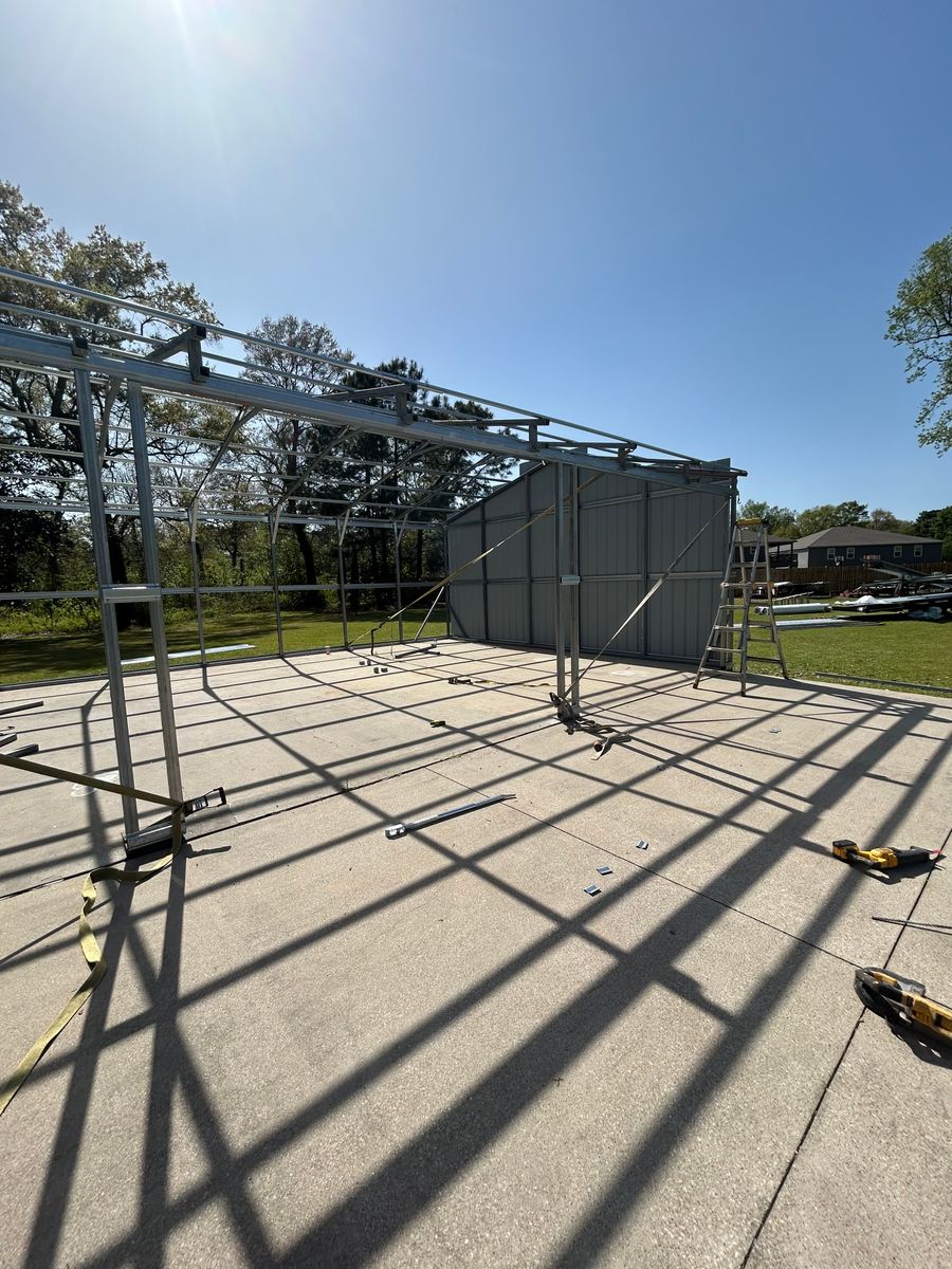 Red Iron Buildings for On-Site Buildings in Vidor, TX