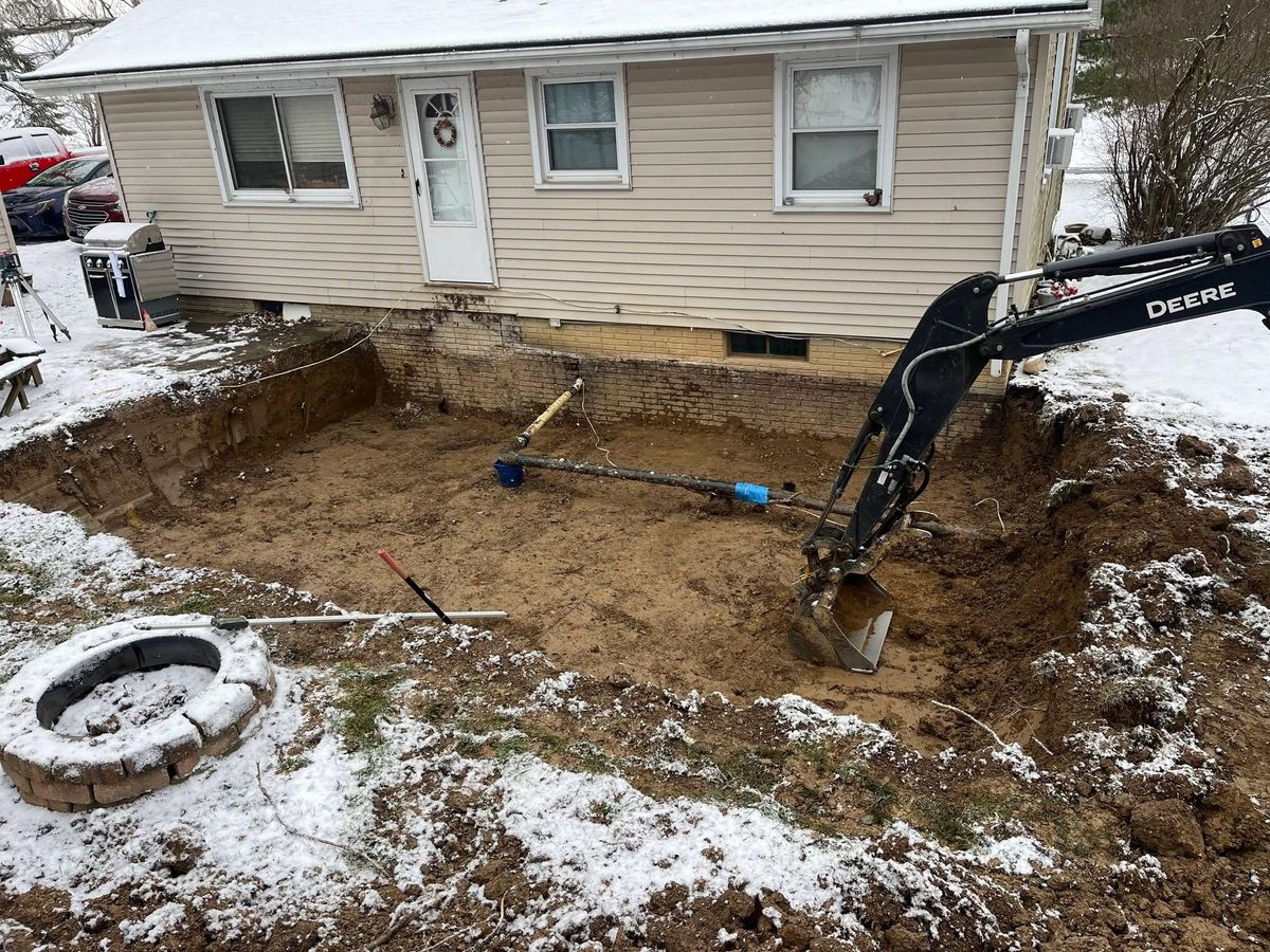 Excavation for Loyal Construction Management LLC in North Ridgeville, OH
