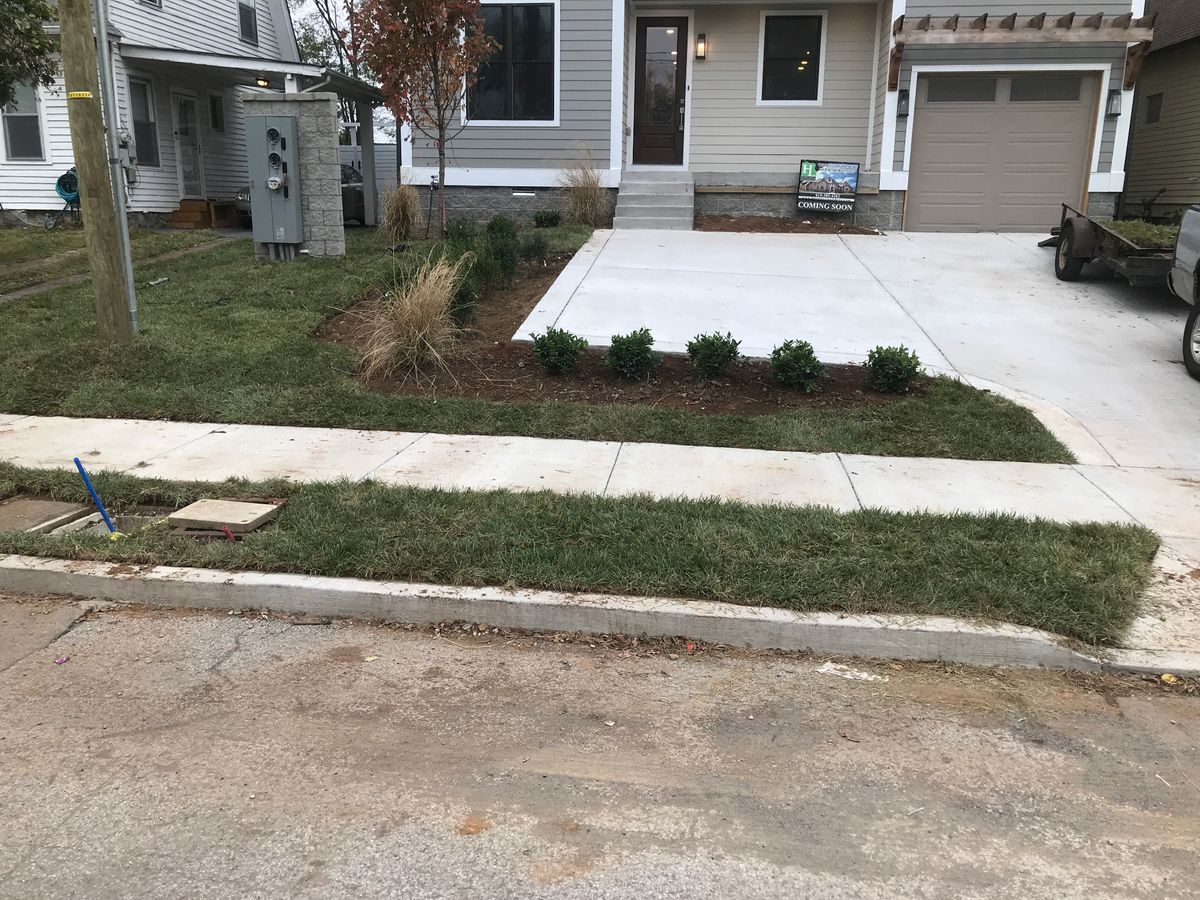 Shrub Trimming for Grass Management in Nashville, TN