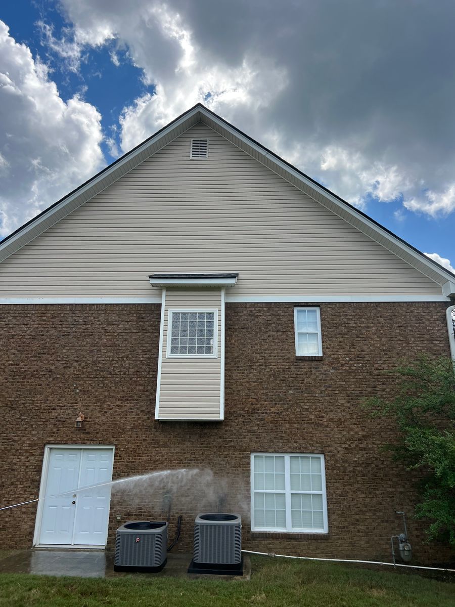 Soft/ Pressure Washing for Adams Landscape Management Group LLC. in Loganville, GA