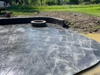 Stamped Concrete Installation for Doncrete LLC in Medina, OH