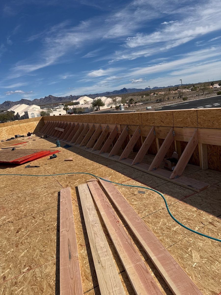 Framing for Ant Farm Construction in Kingman, AZ