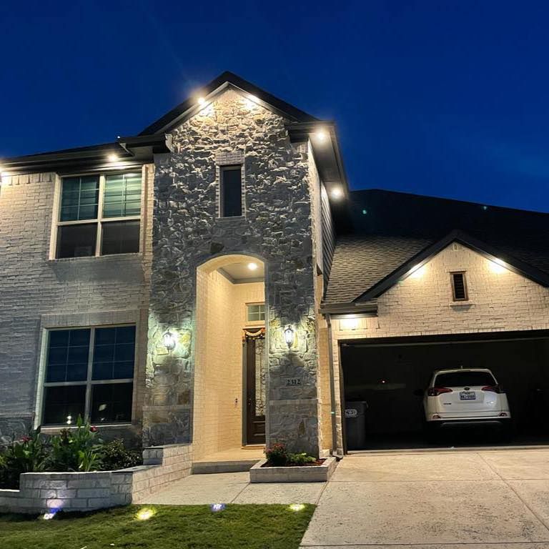 Exterior Lighting for EA Electrical in Carrollton, Texas