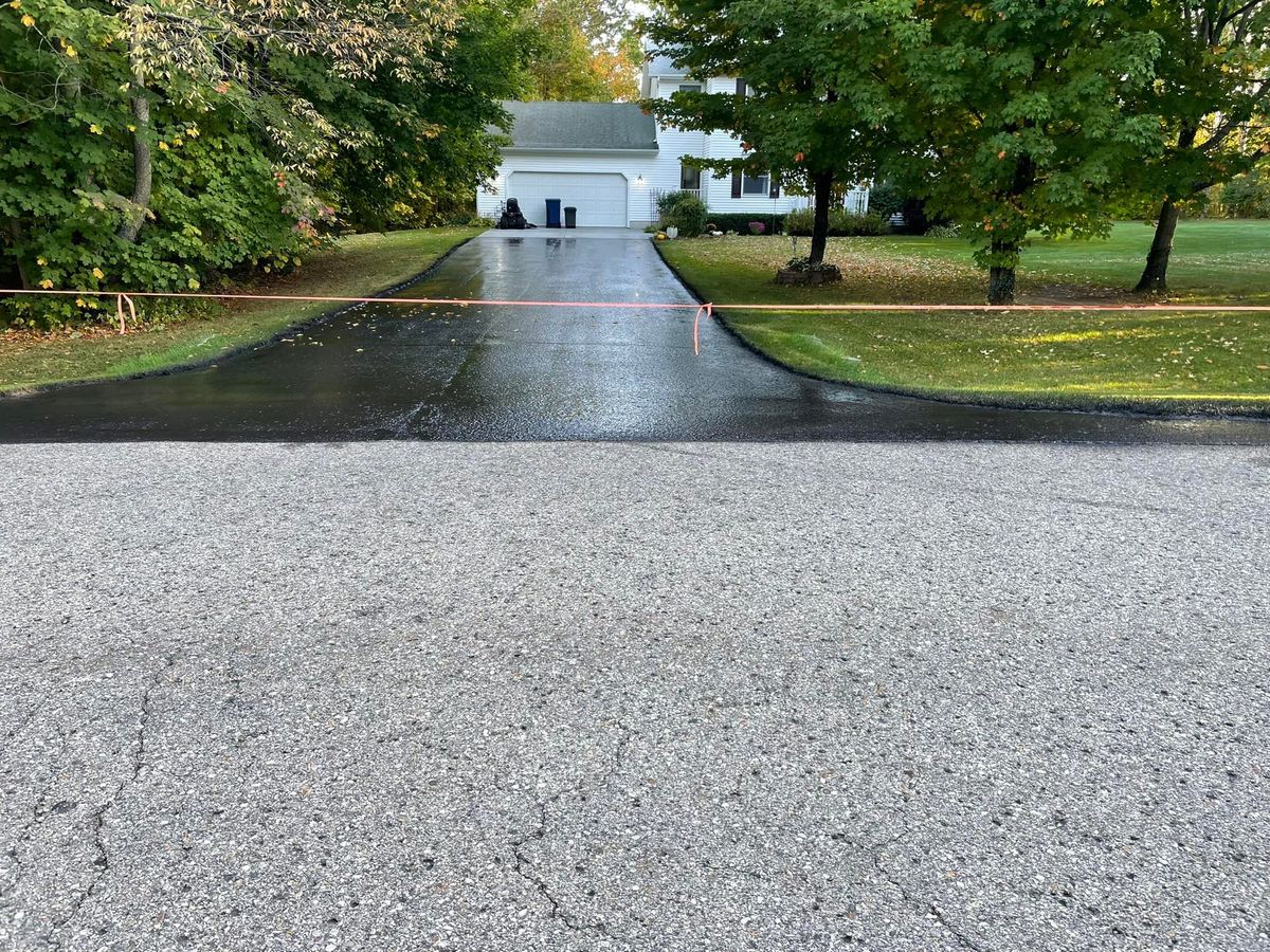 Seal Coating for Buddy’s Blacktop in Cadillac, MI