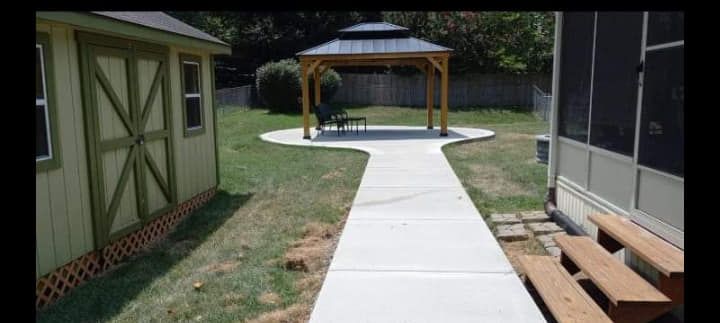 Patios for Dream Team Concrete in Clarkville, TN