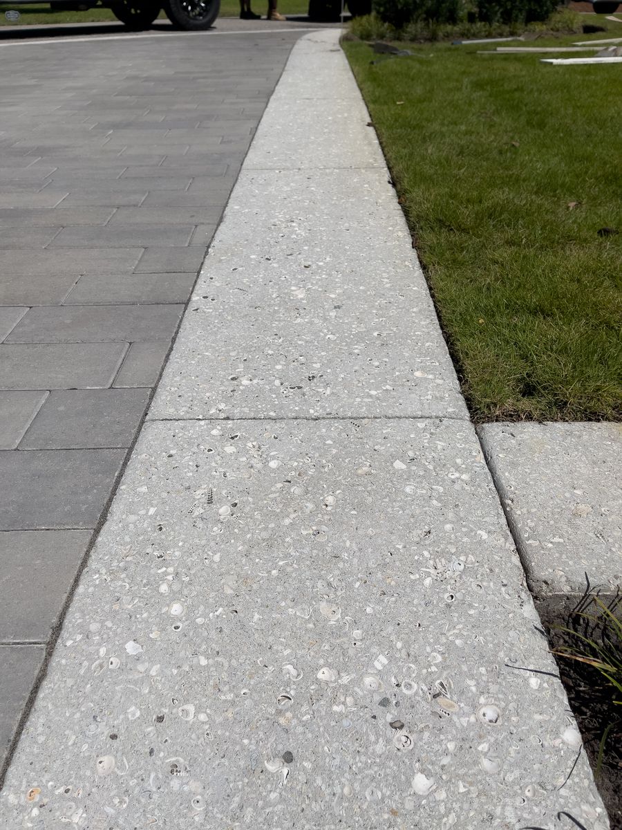 Decorative concrete overlays for Rock Solid Custom Concrete in Wilmington, NC