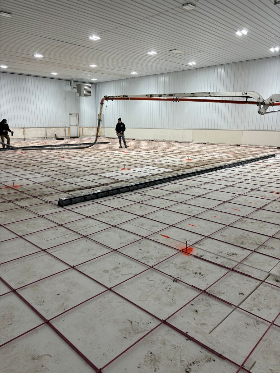 Concrete Slab Construction for Karasch Concrete & Masonry in Sartell, MN