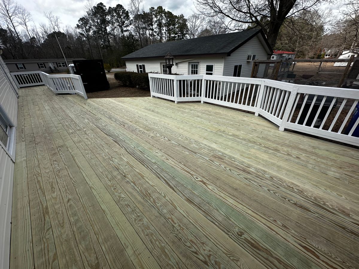 Deck And Patio Installation for Albatross Construction in Wilmington, NC