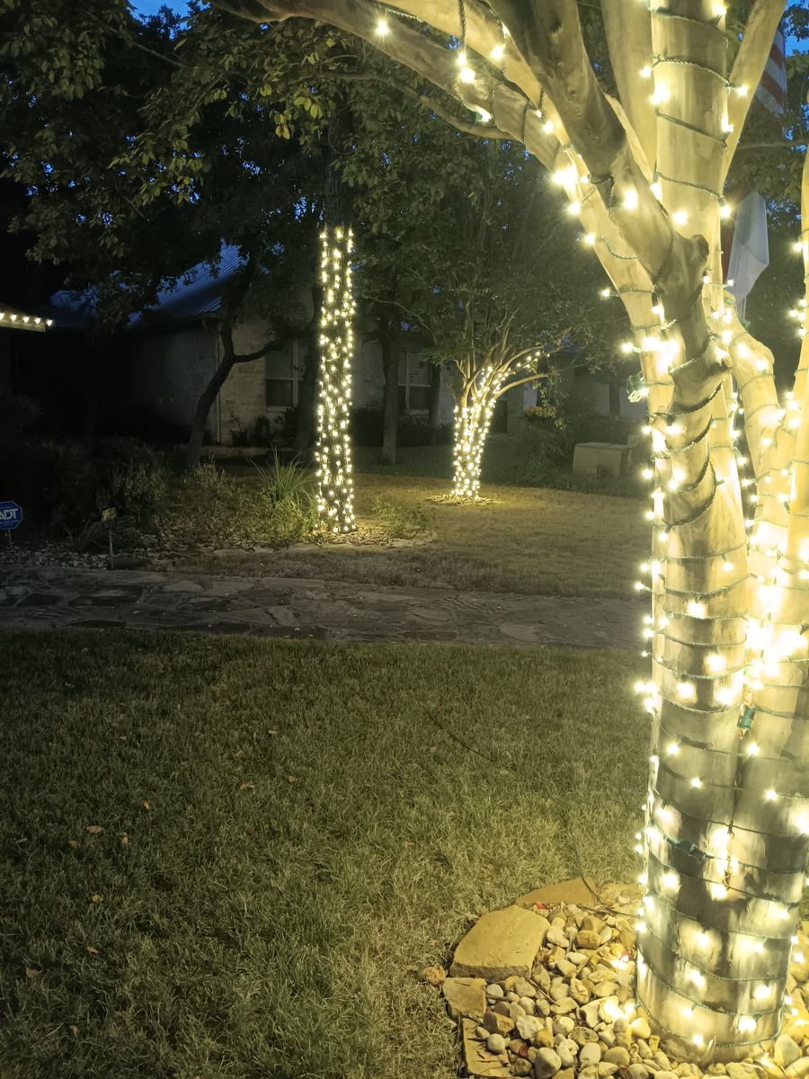 Christmas Light Installation for Xtreme Clean Plus in Fredericksburg, TX