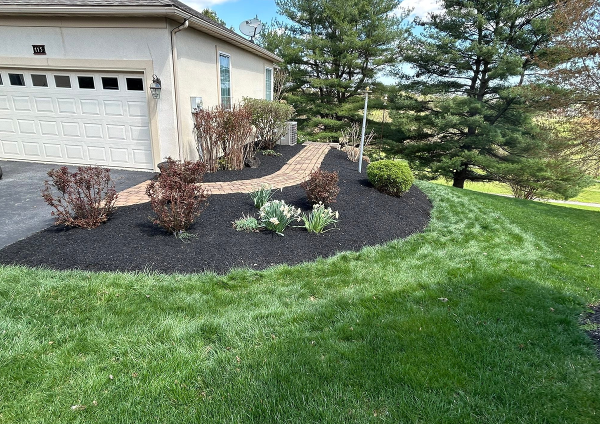 Mowing for Eric's Property Service in Conestoga, PA