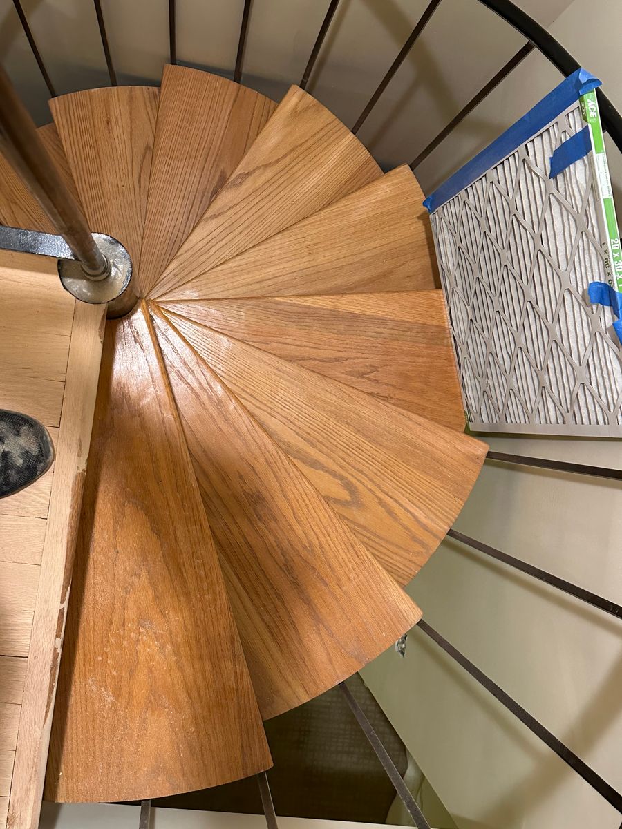 Floor Sand and finish for K&A Hardwood Floors in Alexandria, VA