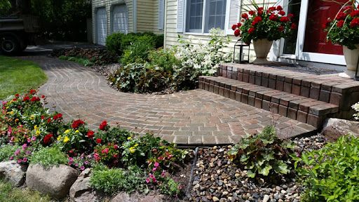 Paver Porch & Step Installation for Humphries Hardscape - Pavers and Landscaping in Wyandotte, MI