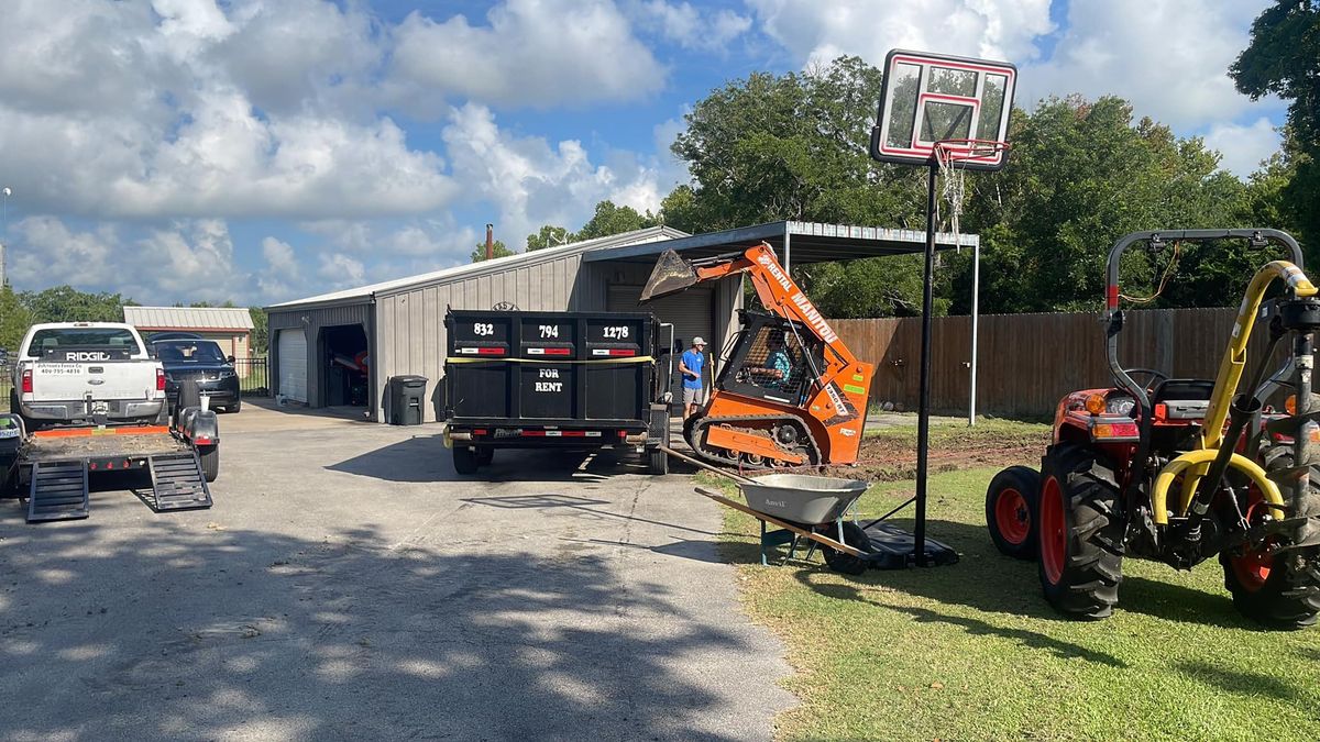 Dirt Work for Longhorn Fence & Land Development in Webster, TX