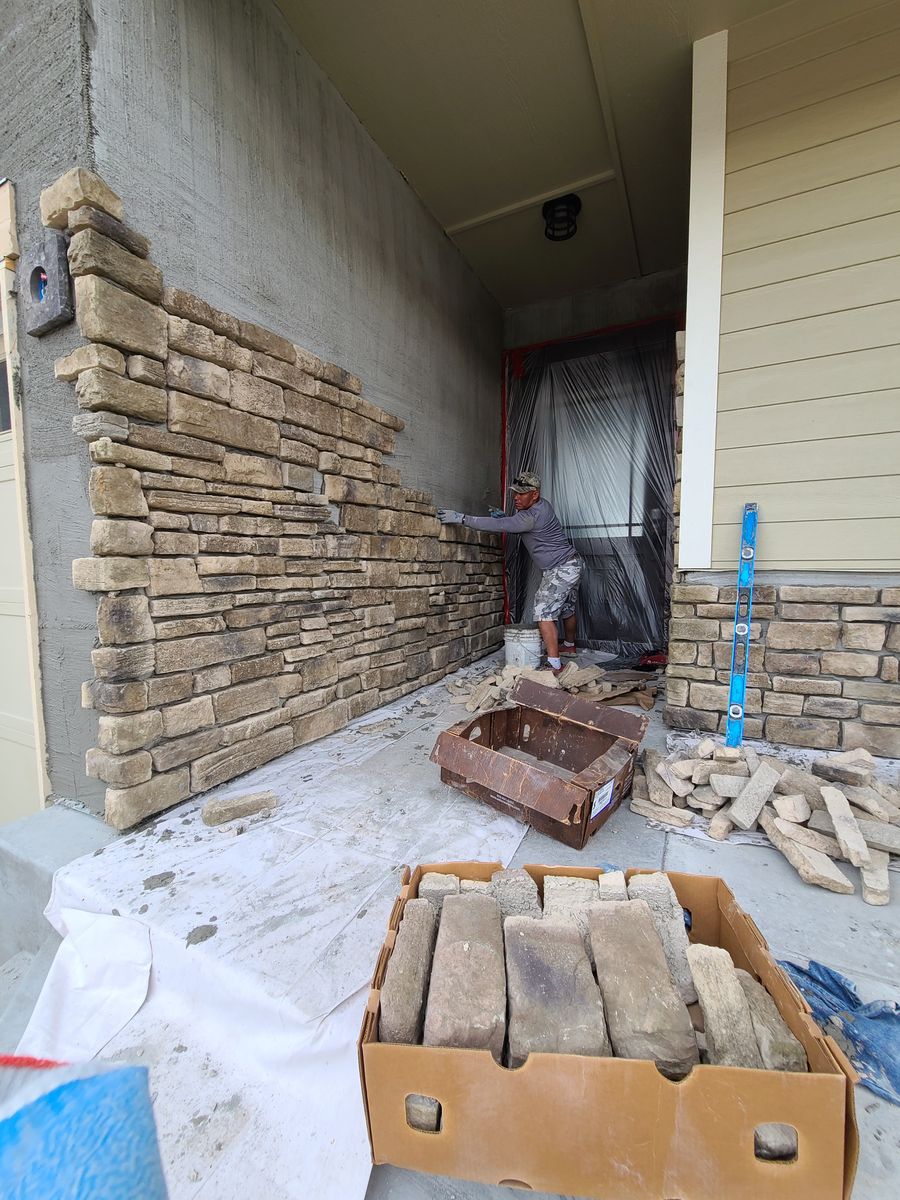 Stone Installation for Pr Stucco Services in Denver, CO