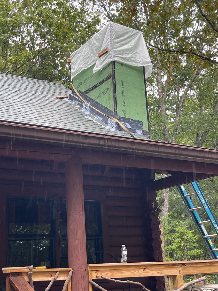 Chimney Replacement for RJ Roofing of WNC in Brevard, NC