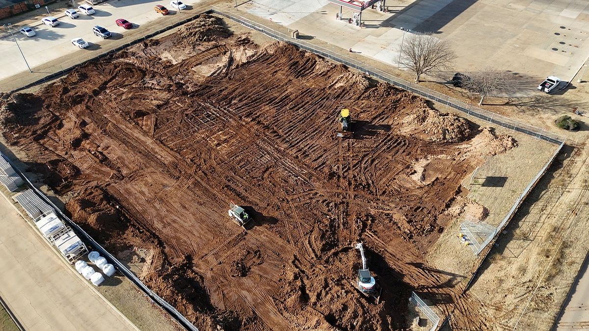 Site Preparation for 365 Excavation & Land Solutions in Oklahoma City, OK