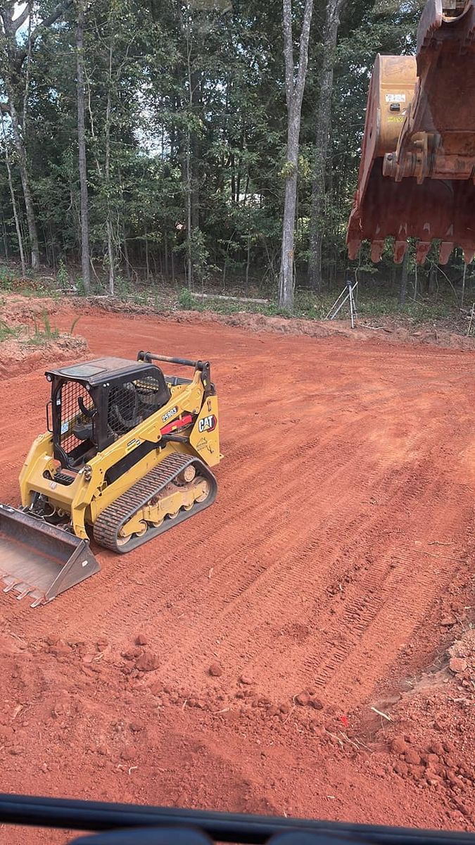 Skid Steer Work for Groundworx construction in Bremen, GA