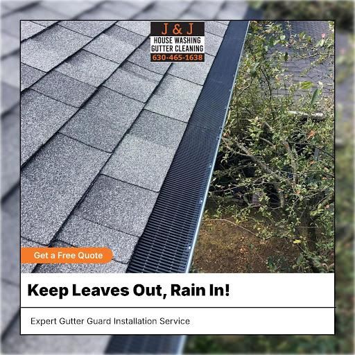 Gutter Guard Installation for J&J Power Washing and Gutter Cleaning in Geneva, IL
