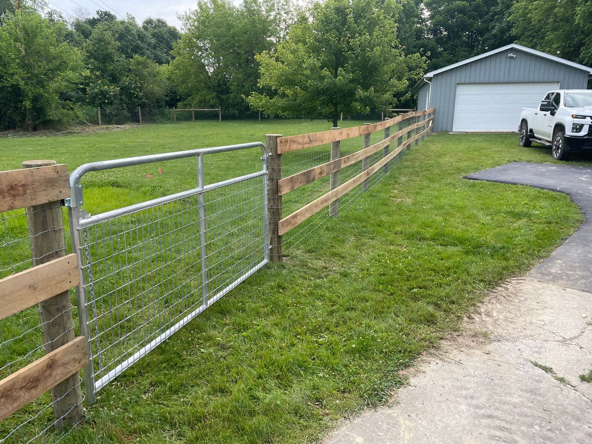 Fence Installation for TMF Services in Lapeer County, MI