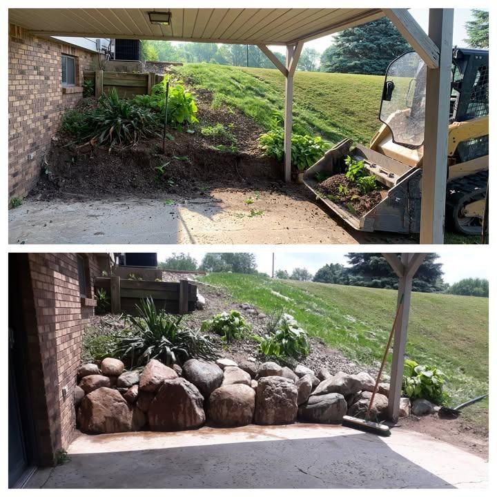 Land Grading for Palmer Property Services in Middleville, MI