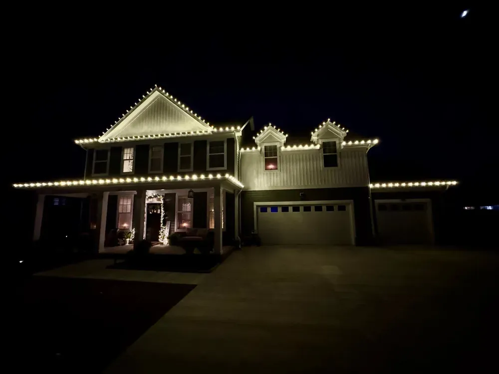 Christmas Light Installation for Prime Time Pressure Washing & Roof Cleaning in Moyock, NC