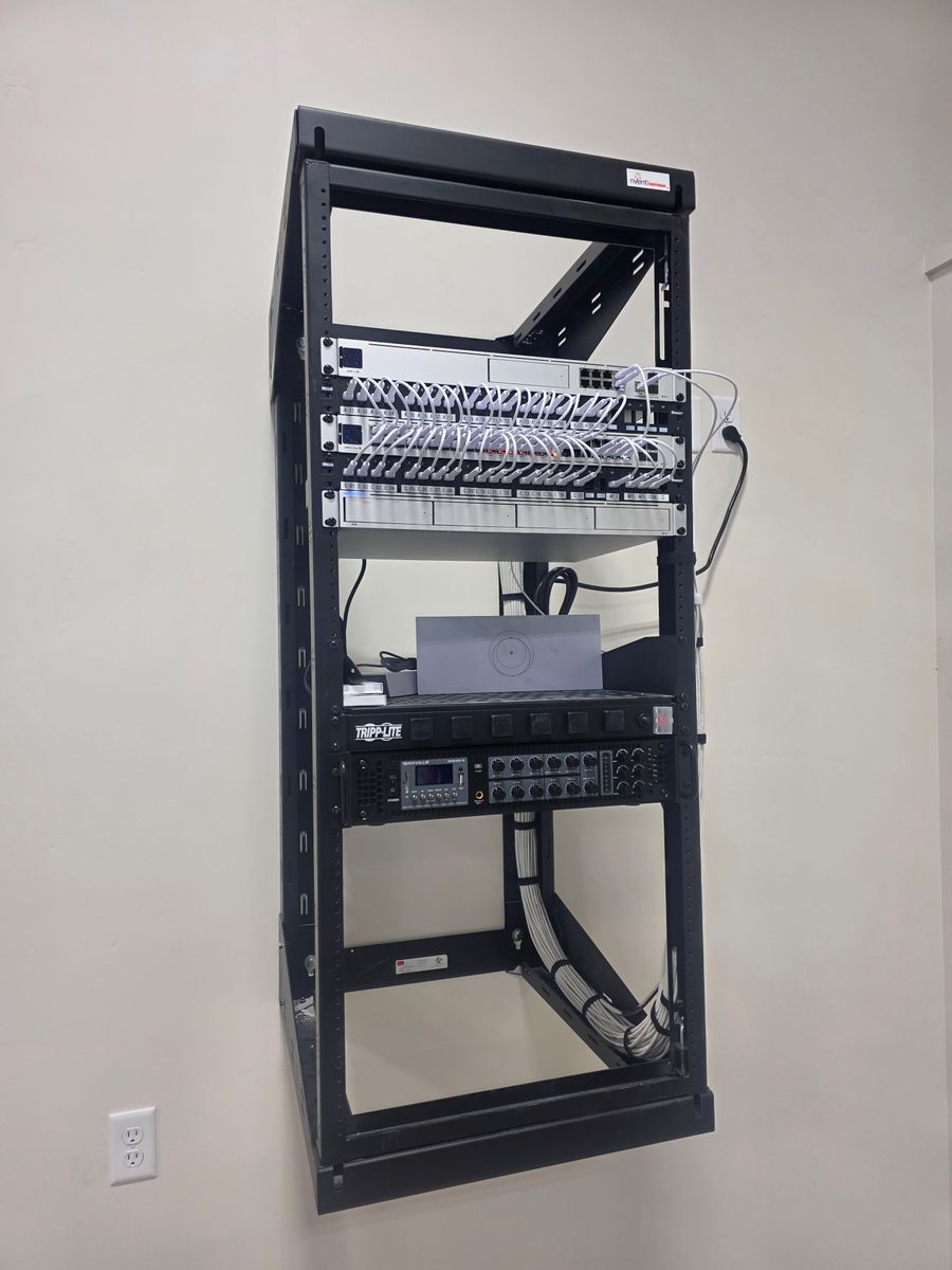 Structured Data Cabling/Network Infrastructure for White Sands Communications & Electric in Rigby, ID