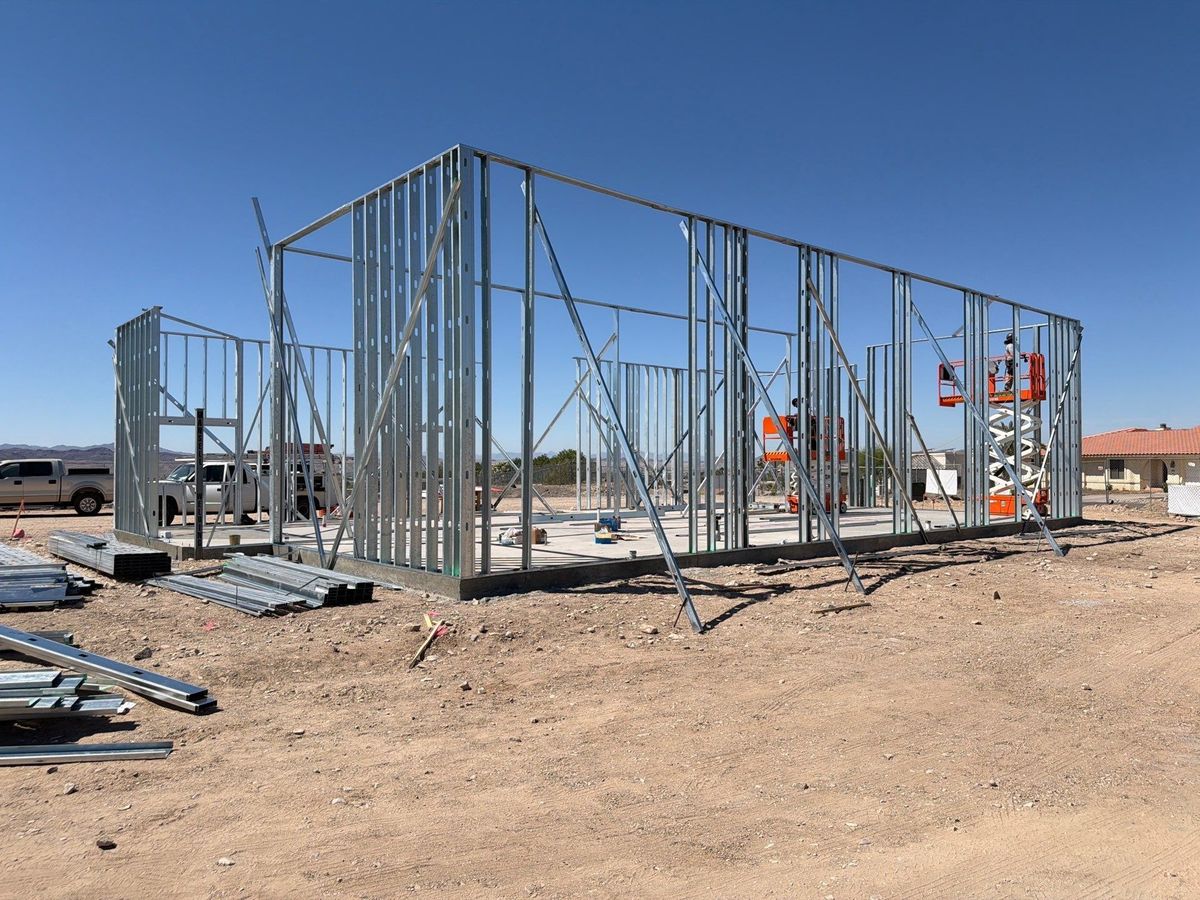 Framing for Ant Farm Construction in Kingman, AZ