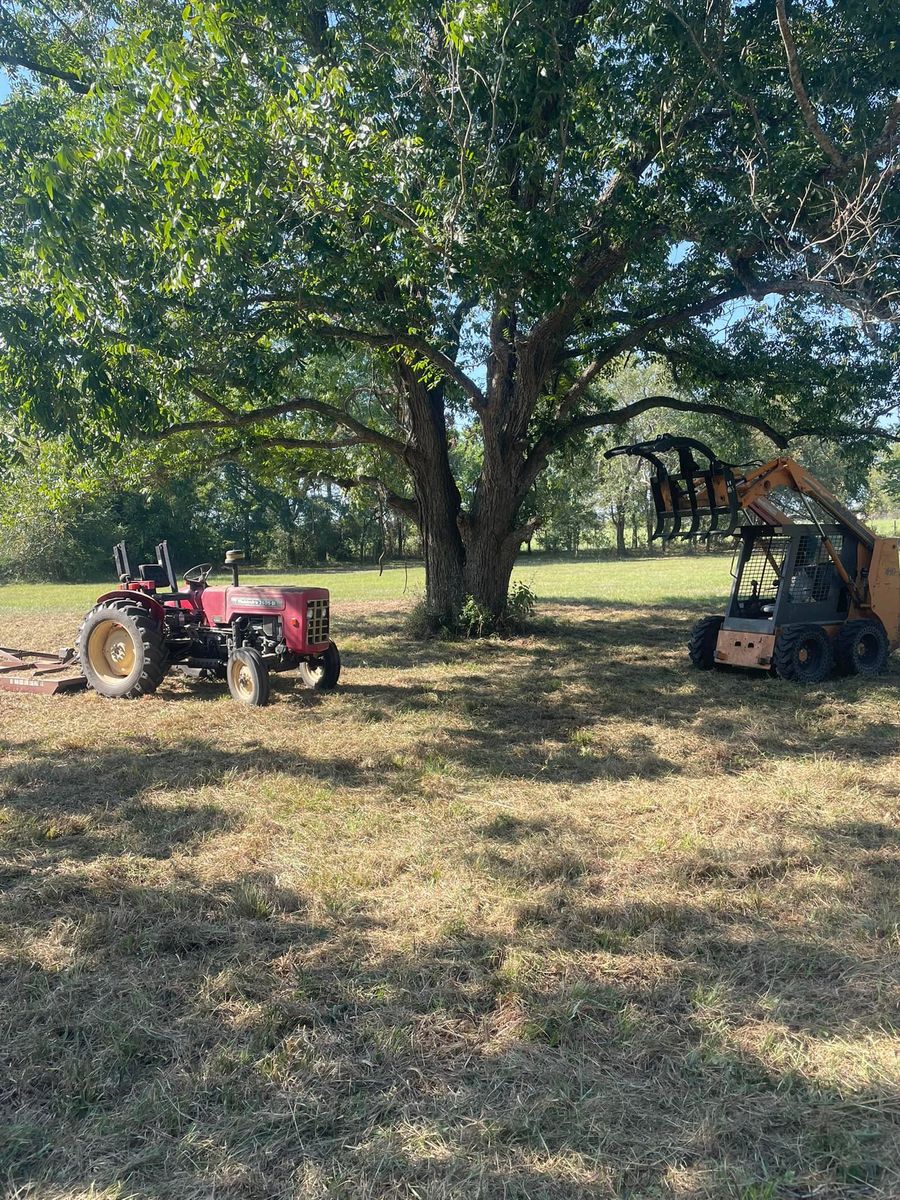Skid Steer Work for Landers Ranch Services in Anderson, TX