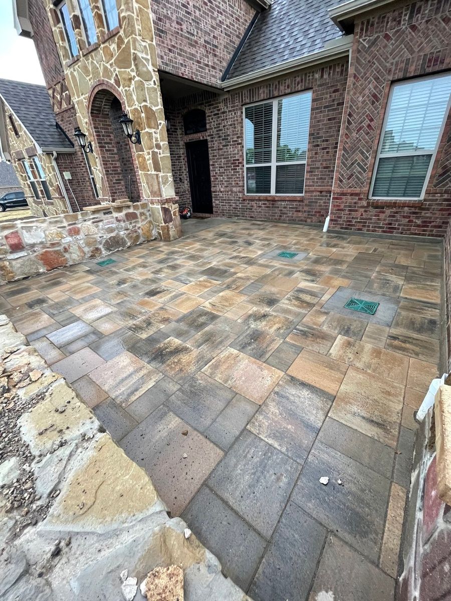 Paver Patios for Rojas Contractors in Fort Worth, TX