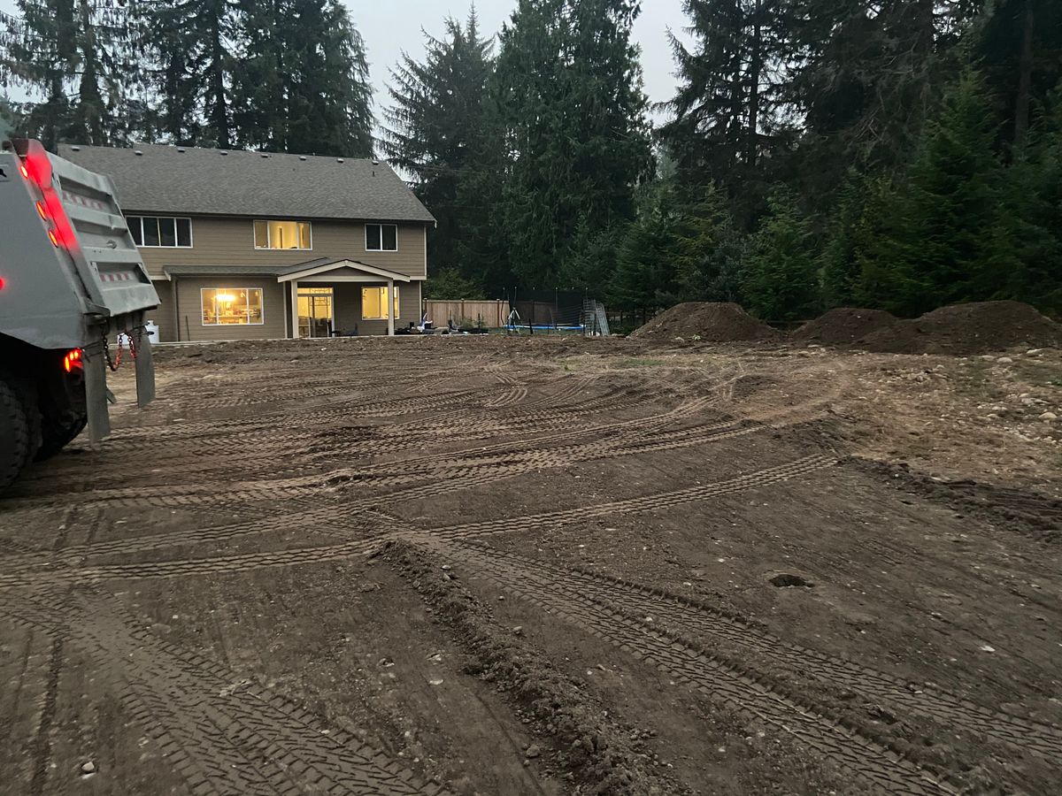 Dirt Work for AR Trucking & Excavation LLC in Stanwood, WA