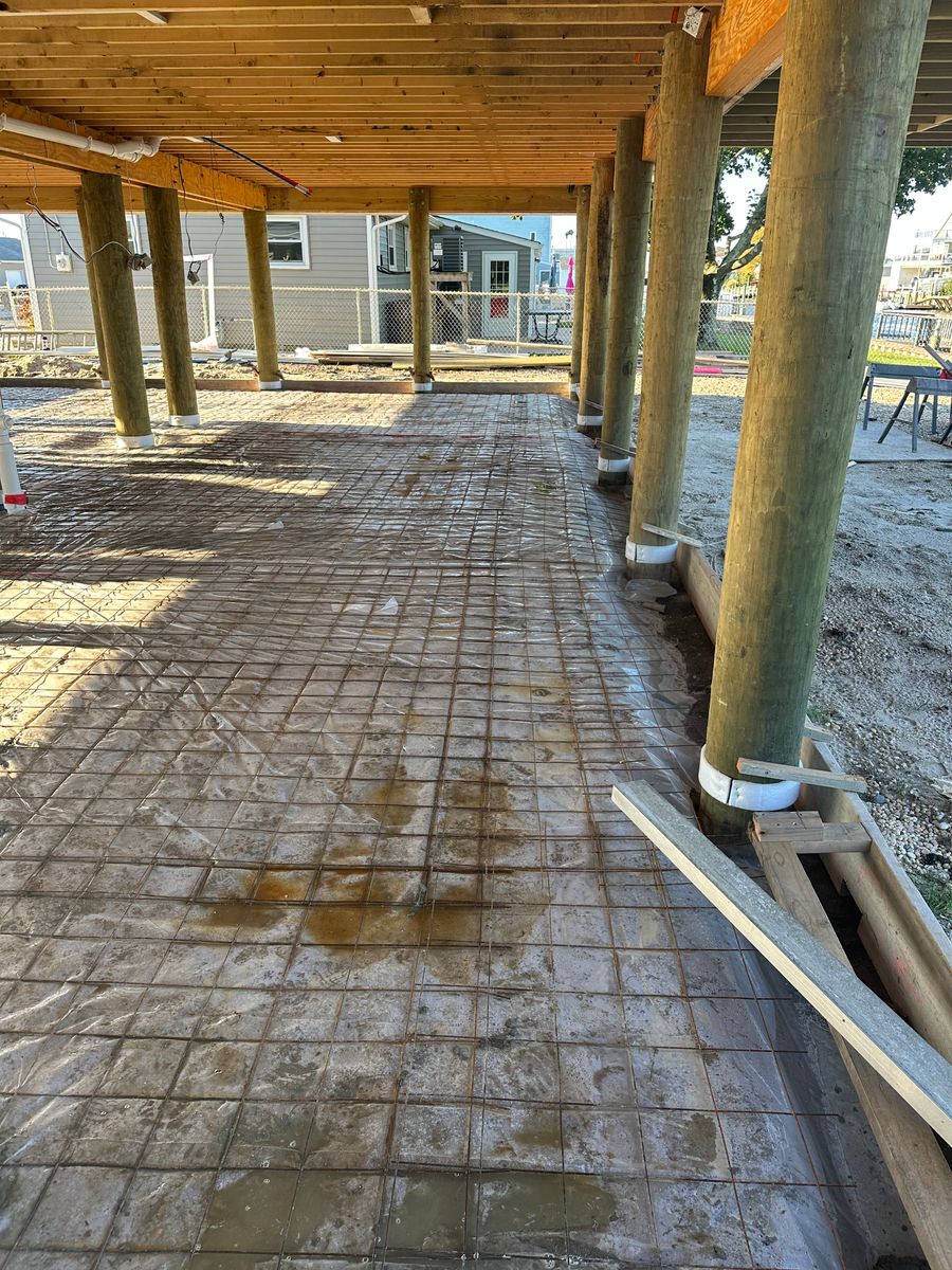 Concrete Driveway Installation for DiDaniele Masonry in Tuckerton, NJ