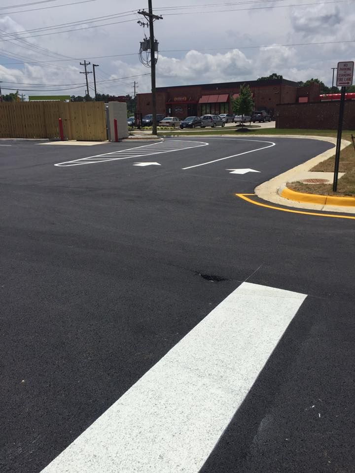 Striping for Payne's Pavement Marking in Warrenton, VA