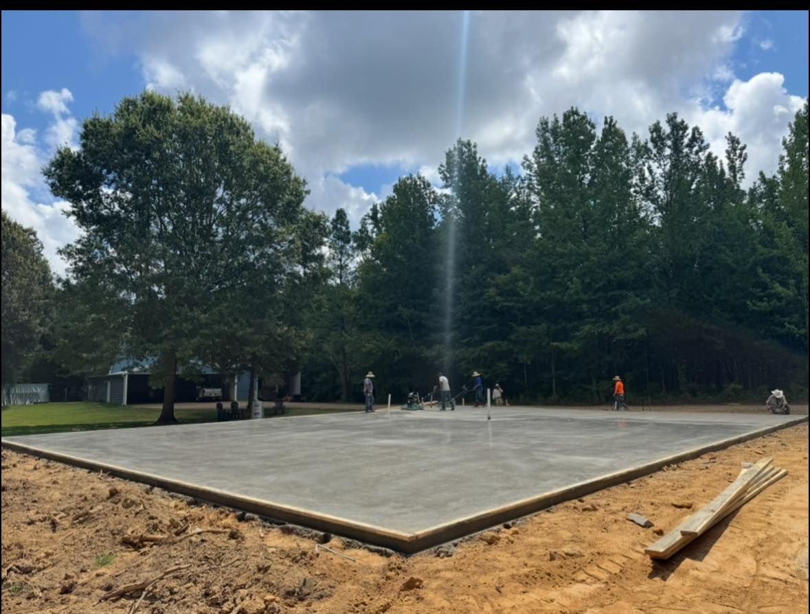 Concrete for Ramsey Concrete Construction in Covington, TN