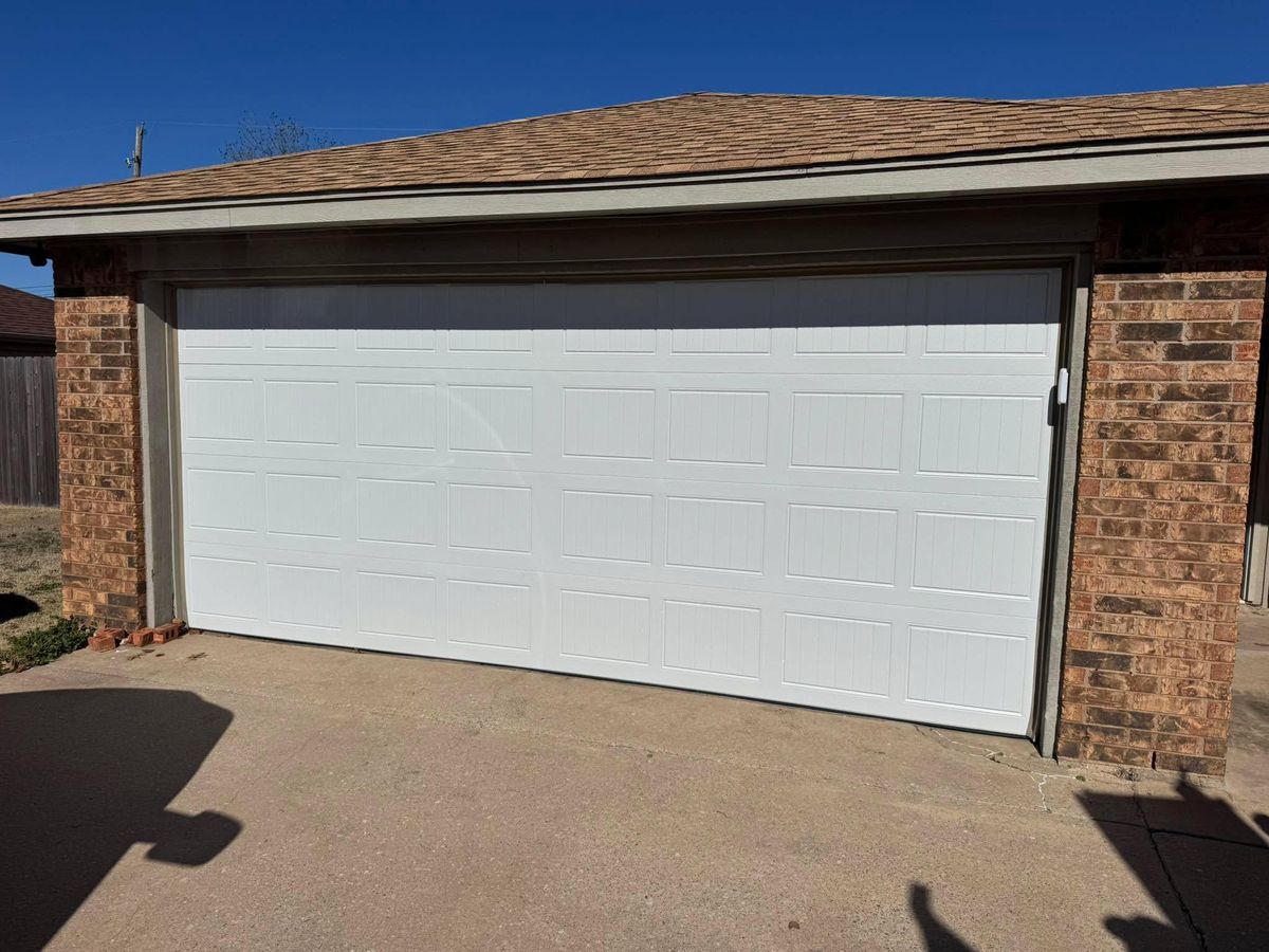 Storage Door Installation for Red River Garage Doors LLC in Wichita Falls, TX