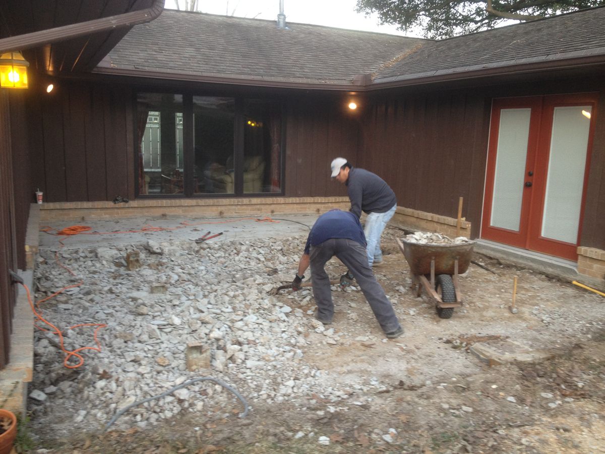 Concrete Resurfacing for Texas Curb N Borders in Houston, TX