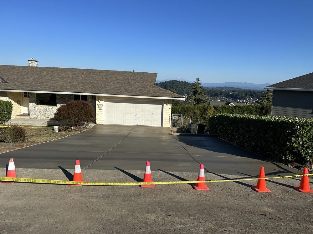 Driveway Construction for Oasis Concrete LLC in Sherwood, OR