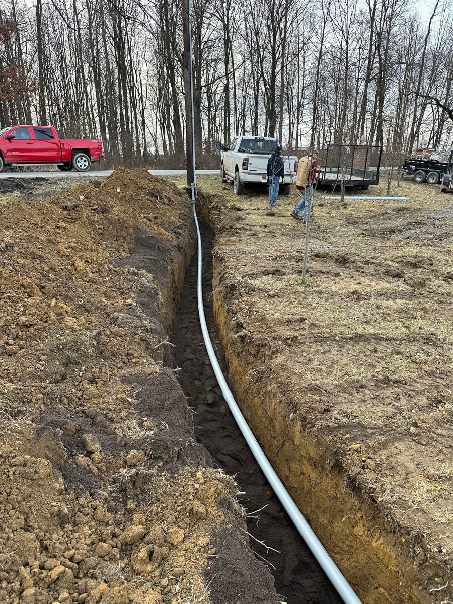 Foundation & Footer Excavation for Tri County Enterprises in Benton, PA